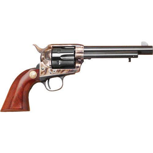 CIMARRON Model P (Peacemaker) 357 Mag 5.5" 6rd Revolver - Case Hardened / Walnut for sale at KYGUNCO.