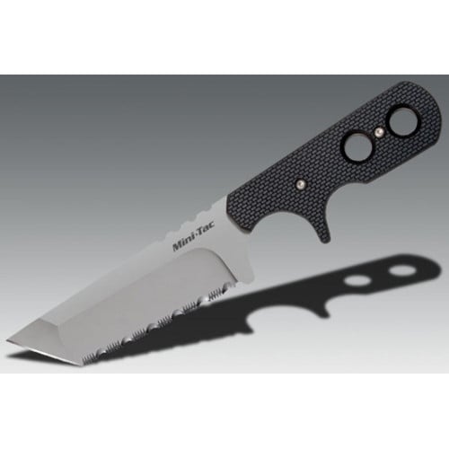 COLD STEEL Mini Tac Tanto Serrated 3 3/4" 2.5mm AUS 8A SS for sale at KYGUNCO.
