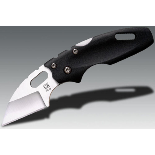 COLD STEEL Mini Tuff Lite Plain Edge Black 2" 2.5 mm 4034SS for sale at KYGUNCO.