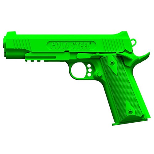 COLD STEEL 1911 Rubber Training Pistol Blade Thick Green for sale at KYGUNCO.