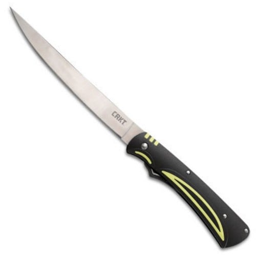 CRKT Clark Fork Fillet Knife 6.1" ClipPoint Plain Satin for sale at KYGUNCO.