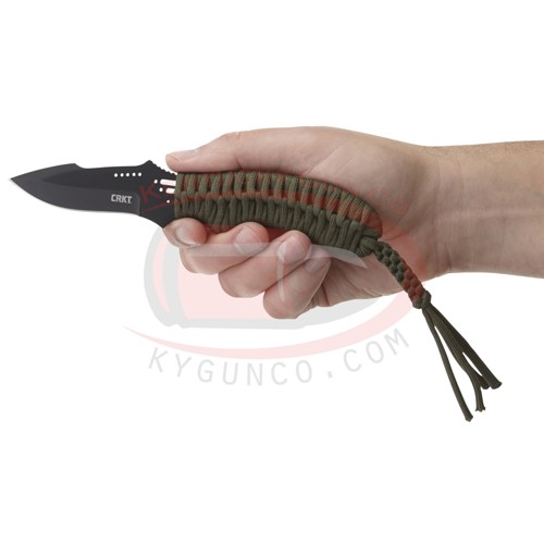CRKT Thunder Strike Paracord Drop Point 2.83" Plain Edg for sale at KYGUNCO.