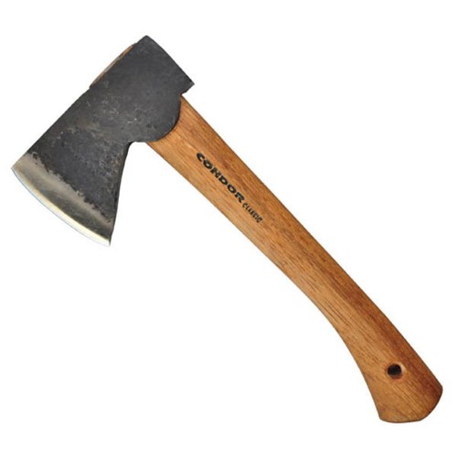 CONDOR TOOL KNIFE Scout Hatchet, Leather Sheath for sale at KYGUNCO.