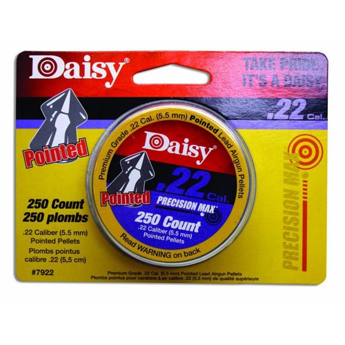 DAISY AIRGUNS 22 Cal Pointed Pellets-250 Tin for sale at KYGUNCO.