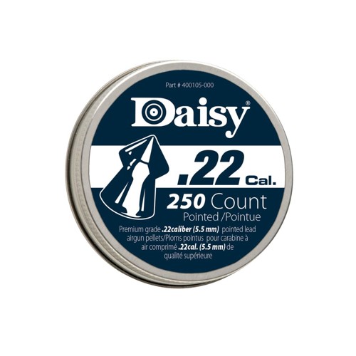 DAISY AIRGUNS .22 CAL FLAT-NOSED PELLETS 250 for sale at KYGUNCO.