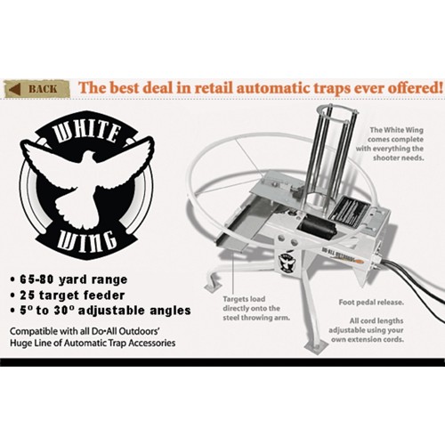 DO-ALL WHITE WING AUTOMATIC TRAP for sale at KYGUNCO.