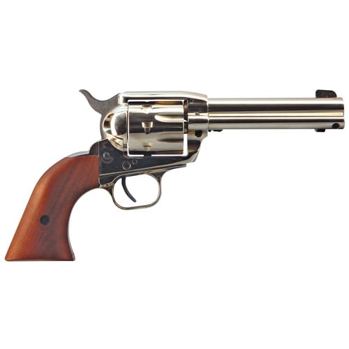 EAA Bounty Hunter 22 LR / 22 WMR 4.75" 8rd Revolver - Nickel | Walnut for sale at KYGUNCO.