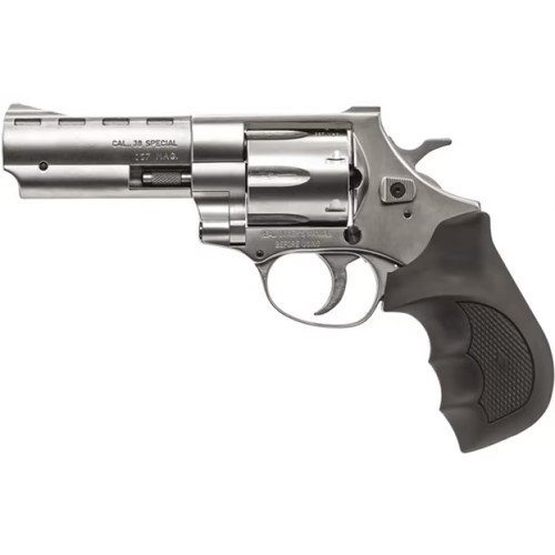 EAA Windicator 357 Mag 4" 6rd Revolver - Nickel | Rubber Grips for sale at KYGUNCO.