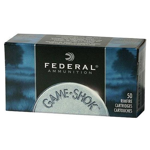 FEDERAL AMMO Game-Shok Varmint 22LR 25Gr #12 Bird Shot Ammunition | 50 Round
