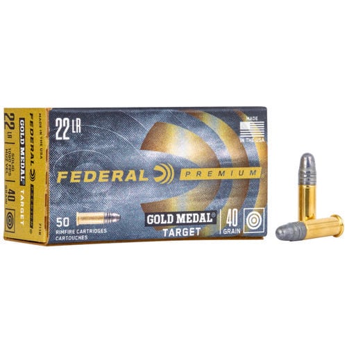 FEDERAL AMMO 22 LR Target 40Gr 1200 FPS Solid 50 rd for sale at KYGUNCO.