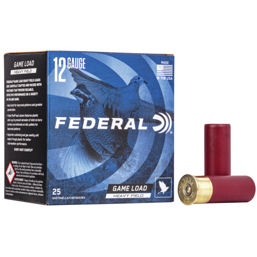FEDERAL AMMO Game Load 12 Gauge 2-3/4" 1-1/8oz #7.5 Game-Shok Shotgun Ammunition | 25 Rounds for sale at KYGUNCO.