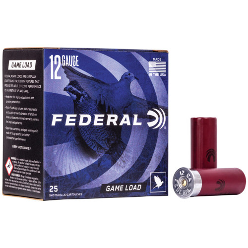 FEDERAL AMMO Game-Shok 12 Gauge 2-3/4" 1oz #8 Shotgun Ammunition | 25 Rounds for sale at KYGUNCO.