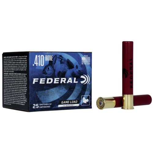 FEDERAL AMMO Game Load Upland Hi-Brass 410 Bore 3" 1135 FPS 25rd for sale at KYGUNCO.