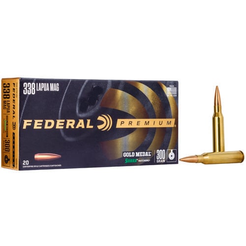 FEDERAL AMMO 338 Lapua 300Gr Sierra Matchking BTHP 20rd for sale at KYGUNCO.