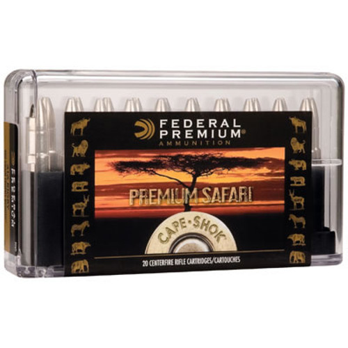 FEDERAL AMMO Premium Safari Cape-Shok 416 Rem Mag 400gr Barnes Solid Ammunition | 20 Rounds for sale at KYGUNCO.