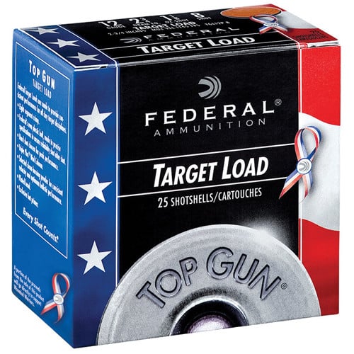 FEDERAL AMMO Top Gun Target Load 12 Gauge 2-3/4" 1-1/8oz #8 Shotgun Ammunition | 25 Rounds for sale at KYGUNCO.