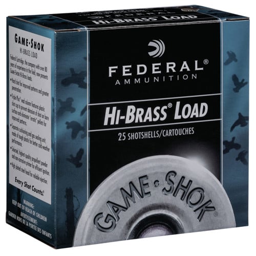 FEDERAL AMMO 20Ga 2-3/4" 2-3/4DE 1oz 4 25rdGame-Shok for sale at KYGUNCO.
