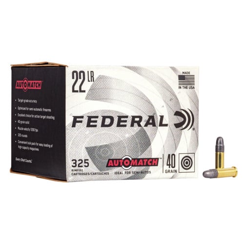 FEDERAL AMMO AutoMatch 22LR 1200 FPS 40Gr 325rd