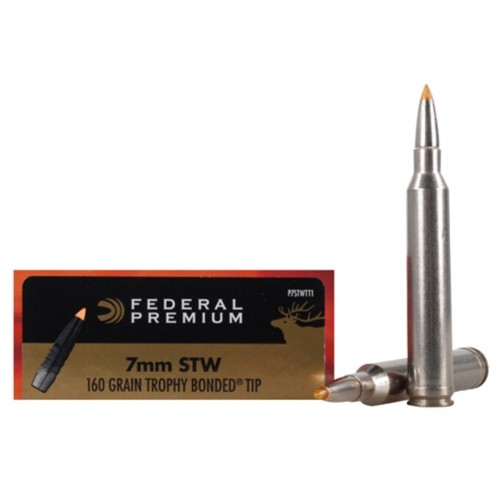FEDERAL AMMO 7mm 7STW 160Gr Trophy Bond TIP for sale at KYGUNCO.