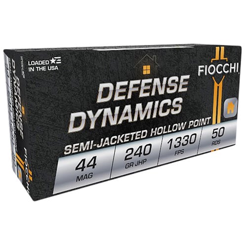 FIOCCHI 44 Rem Mag JHP 1330FPS 240Gr 5 for sale at KYGUNCO.