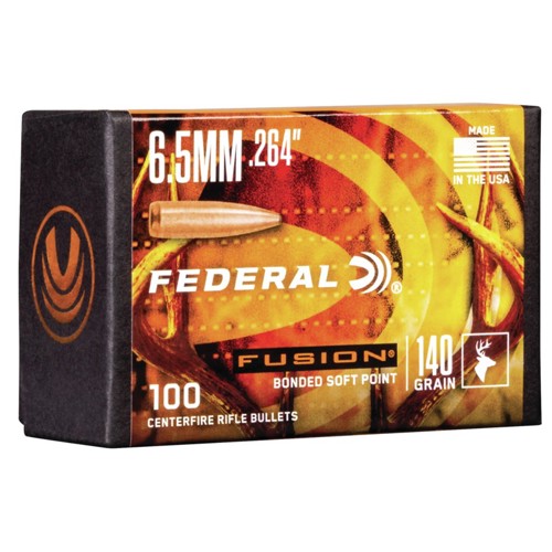 FUSION AMMO 264 Caliber 140Gr Bonded Soft Point 100rd for sale at KYGUNCO.