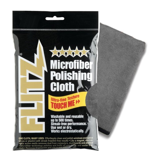 FLITZ Microfiber Polishing Cloth 16x16 Grey for sale at KYGUNCO.