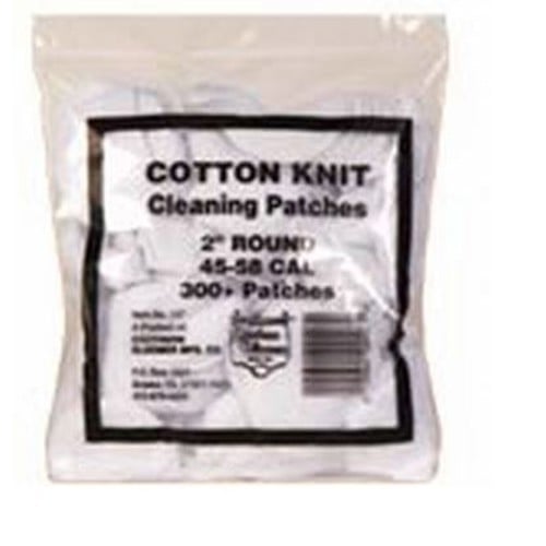 SOUTHERN BLOOMER Black Powder Clean Patches 2" 100% Cotton Knit for sale at KYGUNCO.
