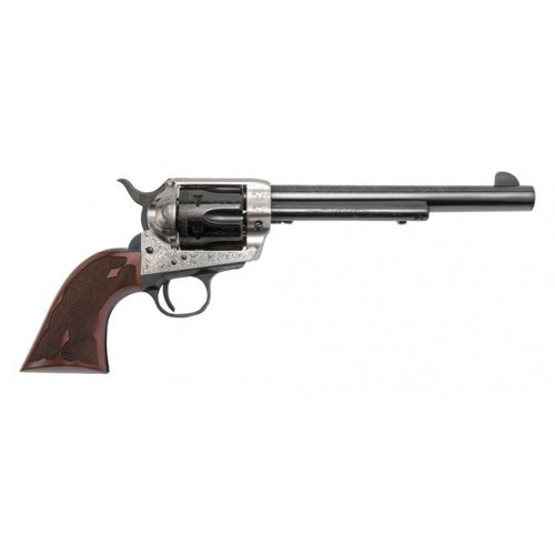 CIMARRON Frontier 7.5 45 LC Old Silver Engraved for sale at KYGUNCO.