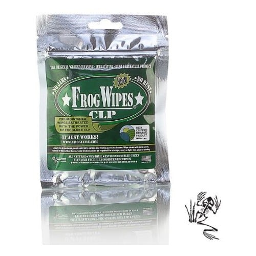 FROG LUBE PRE-SATURATED CLP FROG WIPES 5PACK for sale at KYGUNCO.