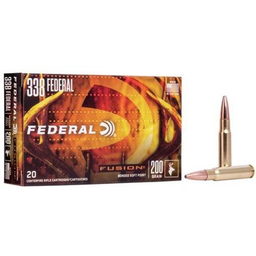 FUSION AMMO 338 Fed 200Gr Bonded Soft Point 20rd for sale at KYGUNCO.