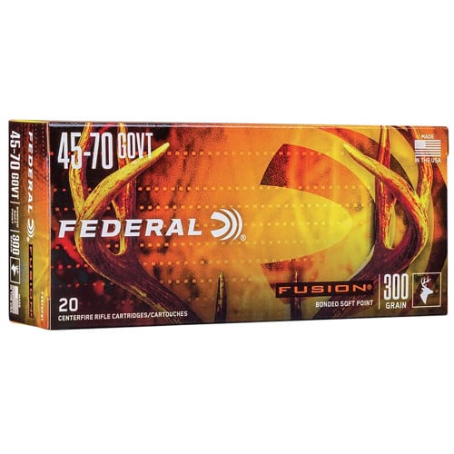 FUSION AMMO 45-70 Govt 300Gr Bonded Soft Point 20rd for sale at KYGUNCO.
