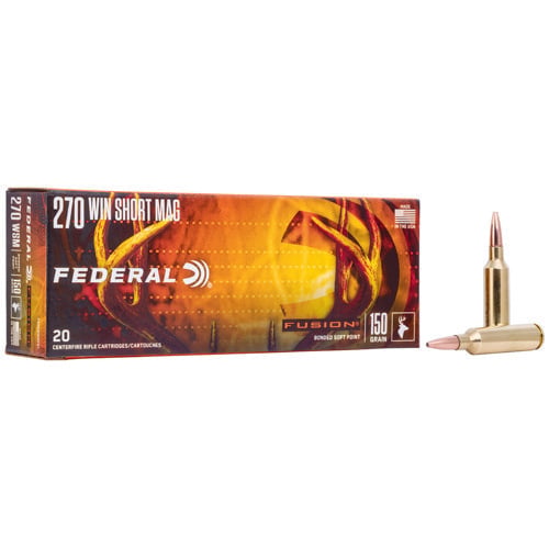 FUSION AMMO 270 WSM 150Gr Bonded Soft Point 20rd for sale at KYGUNCO.