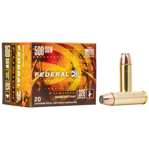 FUSION AMMO 500 SW 325Gr Bonded Soft Point 20rd for sale at KYGUNCO.