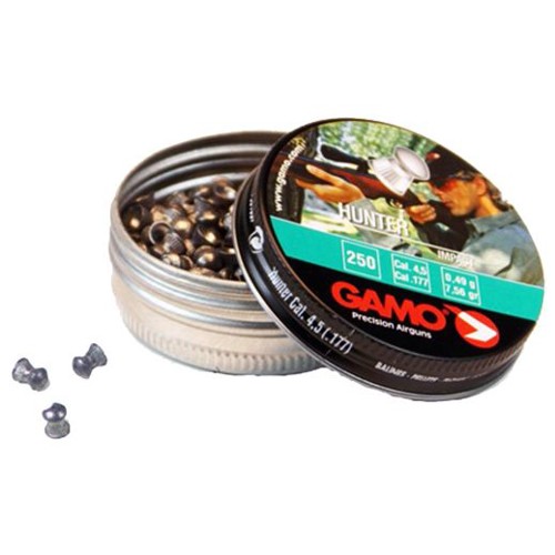 GAMO Hunter Pellets (Round Nose) 177 Cal Tins of 250 for sale at KYGUNCO.