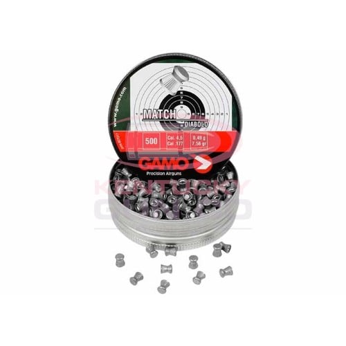 GAMO Match Pellets (Flat Nose) 177 Cal Tins of 500 for sale at KYGUNCO.