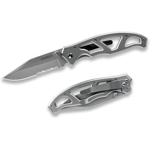 GERBER KNIVES Paraframe I - Stainless, Serrated for sale at KYGUNCO.