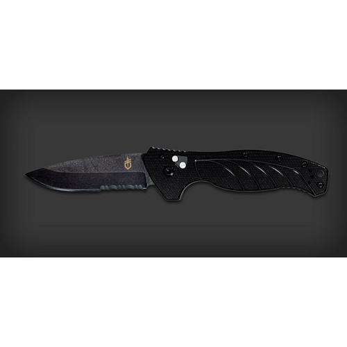 GERBER KNIVES Gerber / Emerson Alliance - Black, Serrated for sale at KYGUNCO.