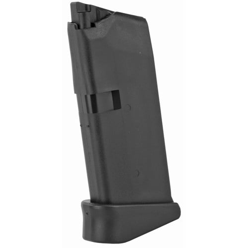 GLOCK 43 OEM 9mm 6rd Magazine w/ Grip Extension | Black for sale at KYGUNCO.
