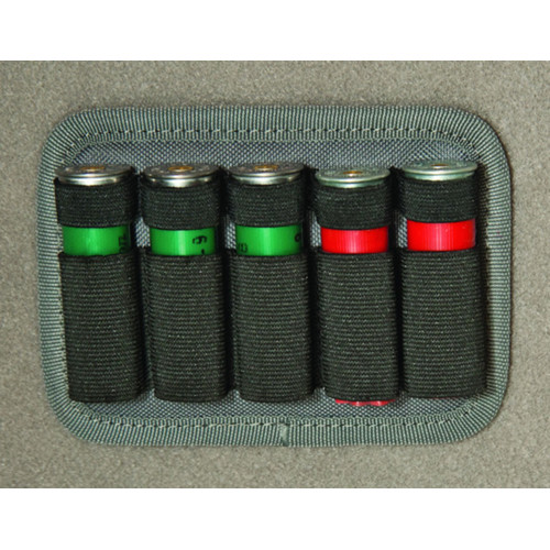 GPS 12 Gauge Shotshell Holder-holds 5 Shells Hook/Loop for sale at KYGUNCO.