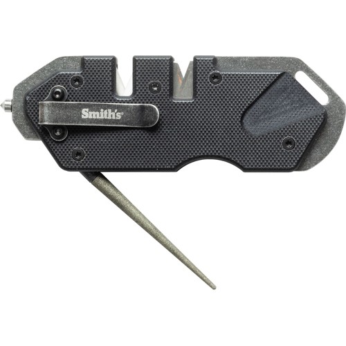 SMITH'S PP1-Tactical Black Glass Breaker/Sharpening Rod for sale at KYGUNCO.