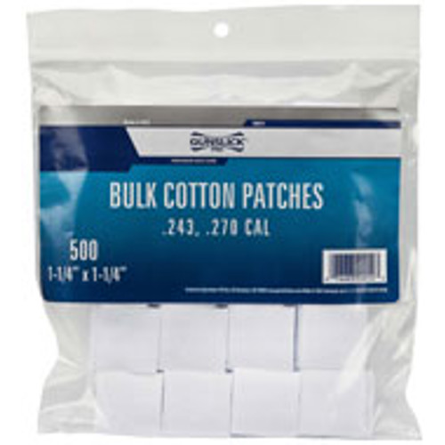 GUNSLICK Bulk Cotton Patches 17/204/22 for sale at KYGUNCO.