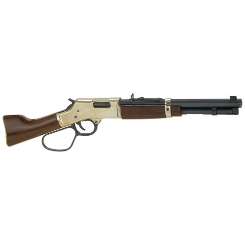 HENRY Mare's Leg 44 Rem Mag 12.9" 5rd Lever Action Pistol w/ Octagon Barrel - Blued / Brass / Walnut for sale at KYGUNCO.