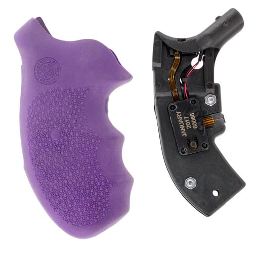 HOGUE Red Laser Enhanced Monogrip for S&W J-Frame Round Butt | Purple for sale at KYGUNCO.
