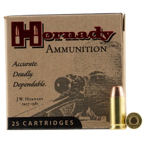 HORNADY Custom 32 ACP 60gr XTP Hollow Point Ammunition | 25 Rounds for sale at KYGUNCO.