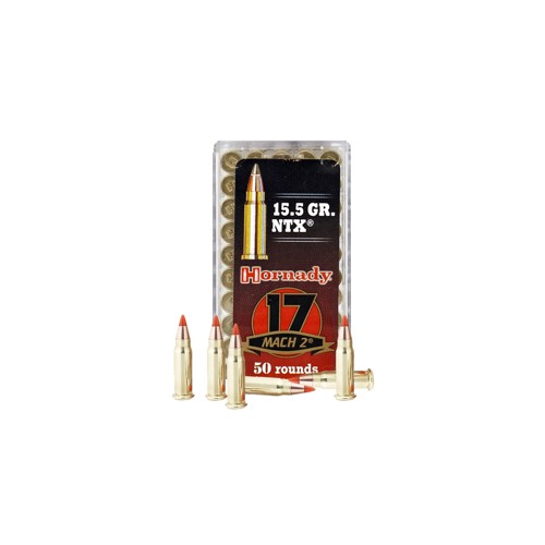 HORNADY 17 MACH2 15.5Gr NTX Rimfire Varmint Exp 50rd Ammo for sale at KYGUNCO.