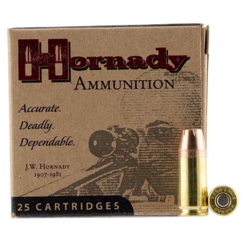 HORNADY Custom 9mm 14gr XTP Hollow Point Ammunition | 25 Rounds for sale at KYGUNCO.