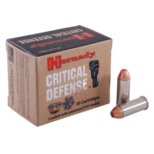 HORNADY Critical Defense 44 S&W Special 165Gr FTX Ammunition | 20 Rounds for sale at KYGUNCO.