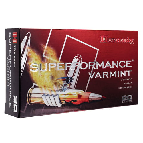 HORNADY Superformance Varmint 222 Rem 35 gr Non Traditional eXpanding Ammunition | 20 Rounds for sale at KYGUNCO.