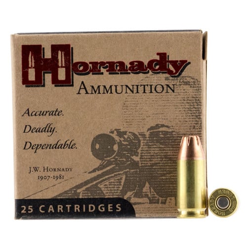 HORNADY Custom 9mm Luger 124 gr Hornady XTP Hollow Point Ammunition | 25 Rounds for sale at KYGUNCO.