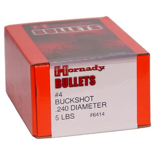 HORNADY #4 .240 Diameter Buckshot | 5 Pounds for sale at KYGUNCO.